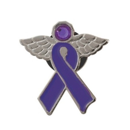 Purple Angel Pin / Brooch